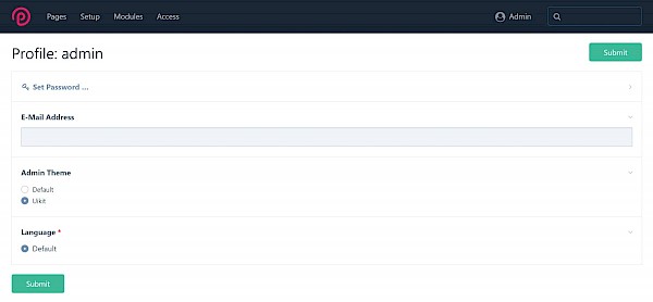 Enabling the new Uikit admin theme