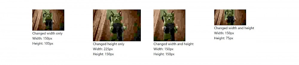 Variations at quality setting of 5